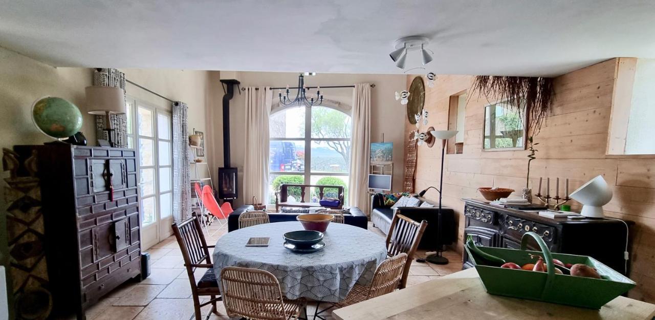 Lussan  Maison De Plain Pied Pour 4 Pers Piscine Lussan מראה חיצוני תמונה